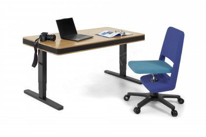 T8 L Exclusive aus der Kollektion Letz - Kreativtisch mit furnierter Eichenplatte