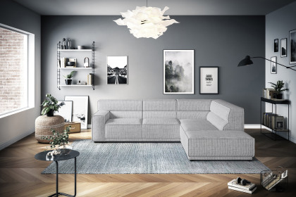 Kubo-LE25 von COTTA - Polsterecke rechts cement
