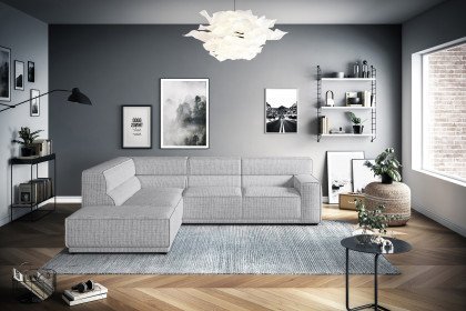 Kubo-LE25 von COTTA - Polsterecke links cement