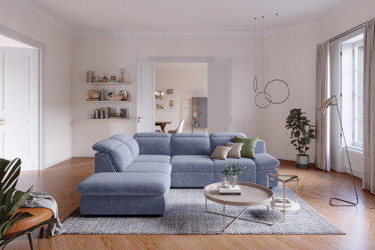 Lorena von COTTA - Eckcouch links blue