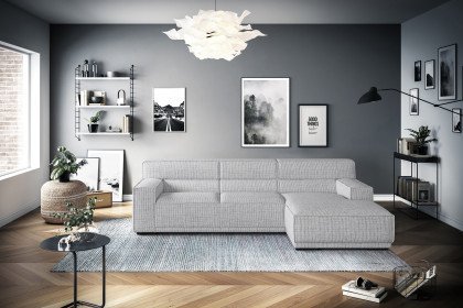 Kubo-LE25 von COTTA - Sofaecke rechts cement