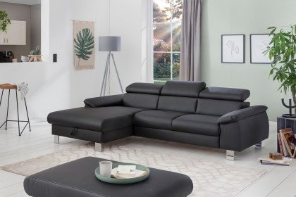 Micky von COTTA - Eckcouch links black