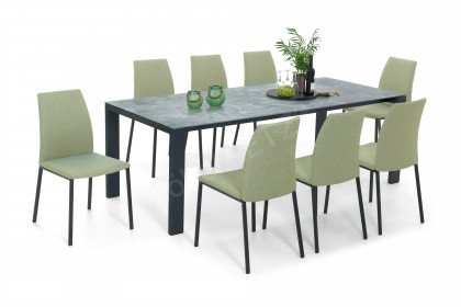 Etna-Delta-Garden aus der Kollektion Letz - Gartentisch Tischplatte in Dekton Orix