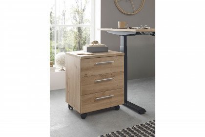 Ben-Office aus der Kollektion Letz - Bürocontainer mit 3 Schubkästen