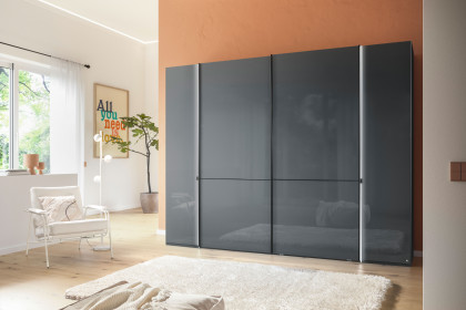 San Antonio von Musterring - Dreh-/ Schwebetürenschrank Front Lavaglas