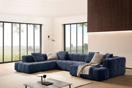 Lucy-LE24 von designwerk - Wohnlandschaft links blu