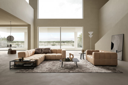 Lucy-LE24 von designwerk - Eckgarnitur rechts beige