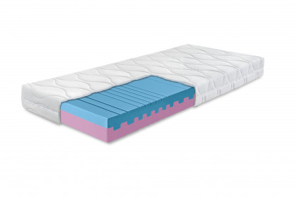 Juna-Hard von Ahorn - Hybridschaum-Matratze 90 x 200 cm H4/H5