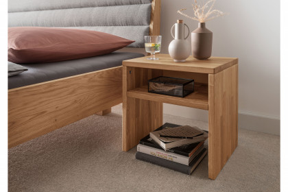 BE-0828 von GK Möbelvertrieb - Standkonsole mit 1 offenem Fach Wildeiche geölt