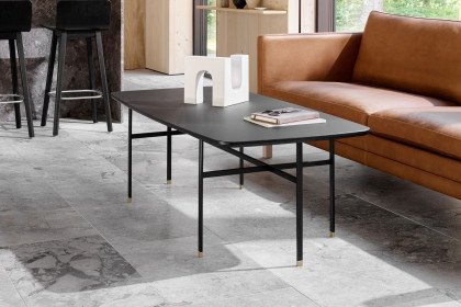 #244 Coffee Table von Skovby - Couchtisch Eiche, schwarz lackiert
