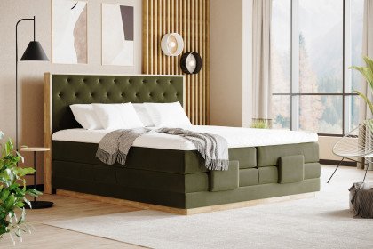 Palma II von COTTA - Boxspringbett olive mit Motor