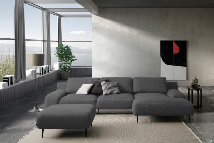 Forma-LE25 von designwerk - Eckcouch rechts dark-grey