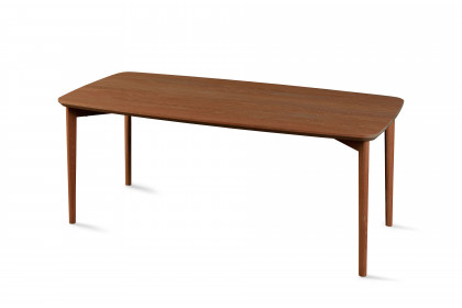 #244 Coffee Table von Skovby - Couchtisch Nussbaumfurnier, natur geölt