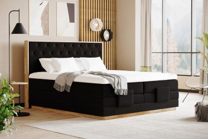 Palma II von COTTA - Boxspringbett black mit Motor