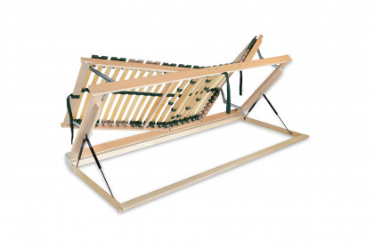 Portoflex-Kombi-G-KF von Ahorn - Lattenrost mit seitlicher Bettkastenöffnung und manueller Verstellung