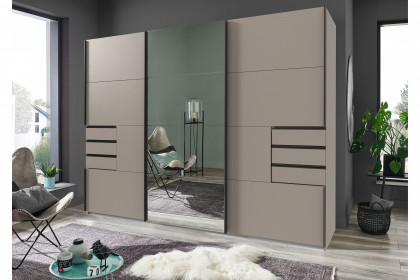 Tilburg von Wimex - Schrank mit Schubkästen & Spiegel