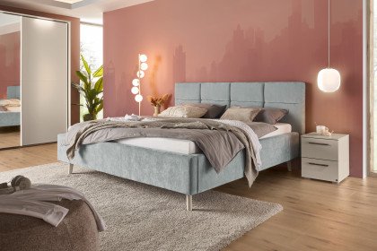 Cary von set one by Musterring - Polsterbett 180 in Hellblau