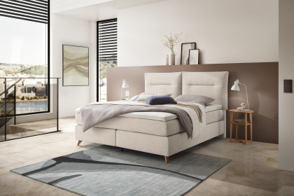 Comfort von Hasena - Boxspringbett Lucy in Natural