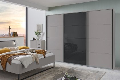 Tilburg von Wimex - 3-türiger Schrank, ca. 270 cm breit mit 1 Glasfront