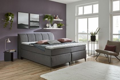 Davie-BX2460 von Sun Garden - Boxspringbett anthrazit