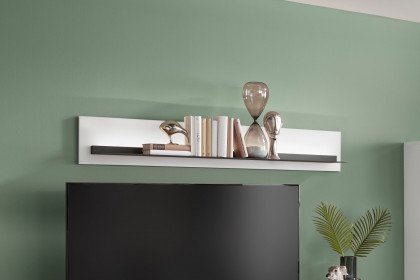 Deltona von set one by Musterring - Wandboard weiß mit Metallboden