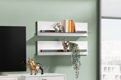 Deltona von set one by Musterring - Wandboard in Weiß, ca. 100 cm breit