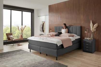 OC-BX23164 von Oschmann - Boxspringbett KT 10001B anthrazit
