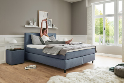 OC-BX23163 von Oschmann - Boxspringbett KT 10000P denim
