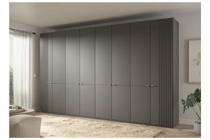 MR Isabelle von Musterring - Drehtürenschrank ca. 4 m breit dunkelgrau