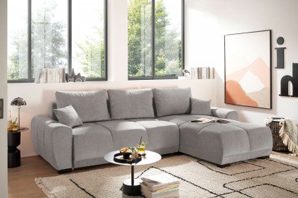 Dexter von ED-Lifestyle - Polstersofa rechts silver
