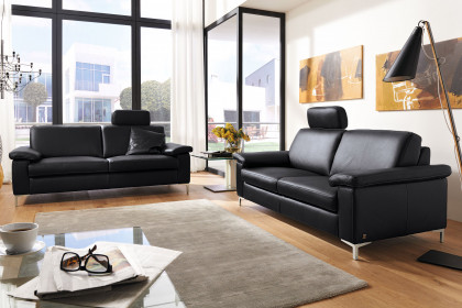 MR 2875 von Musterring - Leder-Duo black pearl