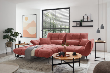 Malibu-LE26 von set one by Musterring - Polsterecke links marsala