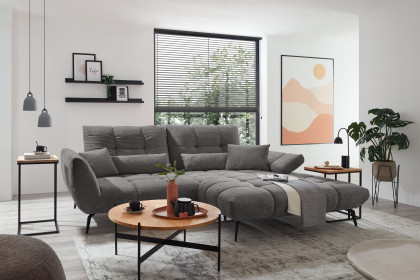 Malibu-LE26 von set one by Musterring - Polstersofa rechts anthrazit