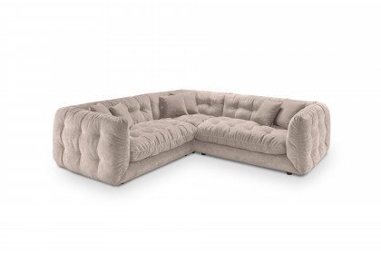 Rockford von set one by Musterring - Sofagarnitur dunkelbeige