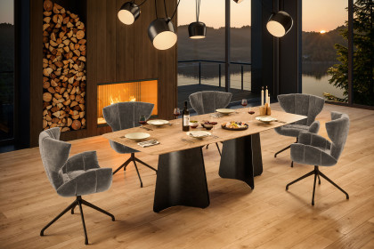 Maona von Bretz - Esstisch Eiche Natur, matt lackiert