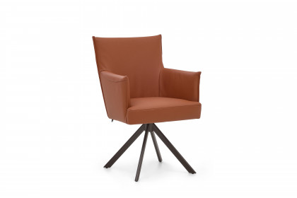 Nilan von Musterring - Armlehnenstuhl in Saddlebrown