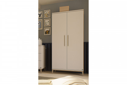 Cutie-Lea von YUNY by Paidi - Schrank schmal 2-türig off-white - Soapy-Oak