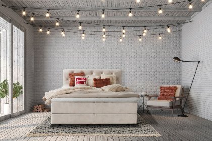 Sienna-Dream von DONE.® - Polsterbett Classic in Elfenbein