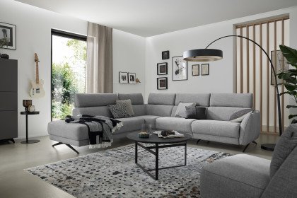 MR 9440 von Musterring - Eckgarnitur links stone