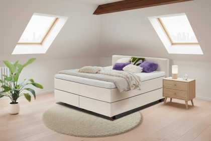 Sienna-Dream von DONE.® - Boxspringbett Flex in Beige