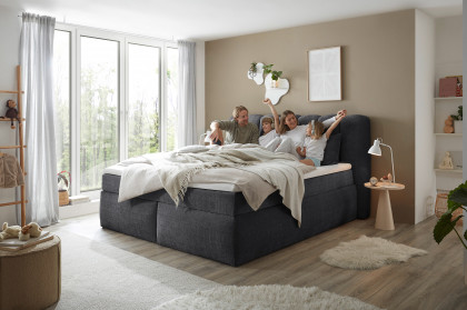Gibson 6 von ED-Lifestyle - Boxspringbett 180 black
