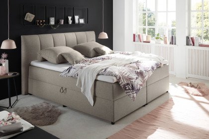 Granada von ED-Lifestyle - Polsterbett 180 schlamm