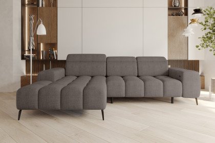 PG-LE-01 von BASTI dein Sofa - Eckcouch links grau