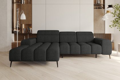 PG-LE-01 von BASTI dein Sofa - Ecksofa links schwarz