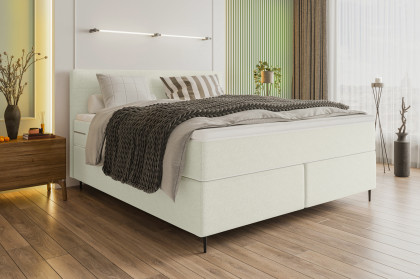 BX-LE-01 von SW KOLLEKTION - Boxspringbett creme