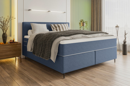 BX-LE-01 von SW KOLLEKTION - Boxspringbett blau