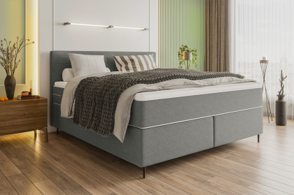 BX-LE-01 von SW KOLLEKTION - Boxspringbett grau