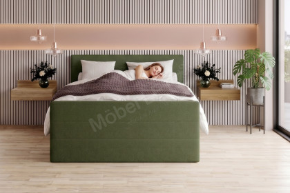 BX-LE-02 von SW KOLLEKTION - Boxspringbett grün