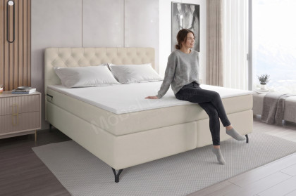 BX-LE-03 von SW KOLLEKTION - Boxspringbett beige