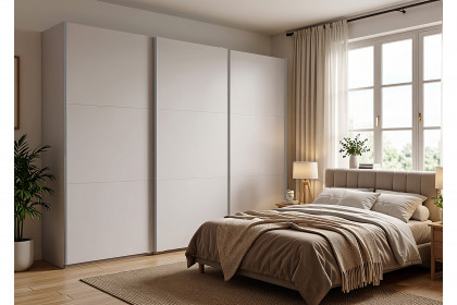 Palermo von Wimex - weißer Kleiderschrank ca. 300 cm breit